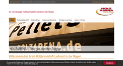 Desktop Screenshot of holzarena.de