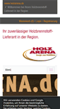 Mobile Screenshot of holzarena.de